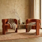 Accent Chair for Living Room, Velvet Comfy Single Sofa Chair Mid-Century Modern Armchair Wooden Legs for Bedroom Office Reading