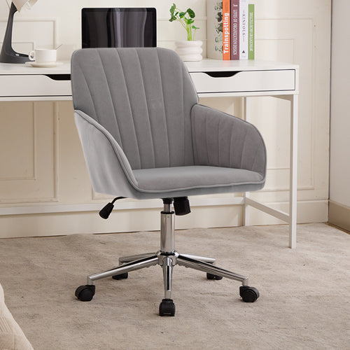 Adjustable Office Chair, Home Bedroom, Ergonomic Swivel Chair, Backrest Seat, Comfortable for Long Sitting